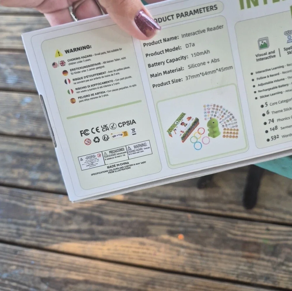 Interactive Reader Phonics Flash Cards - Nwt